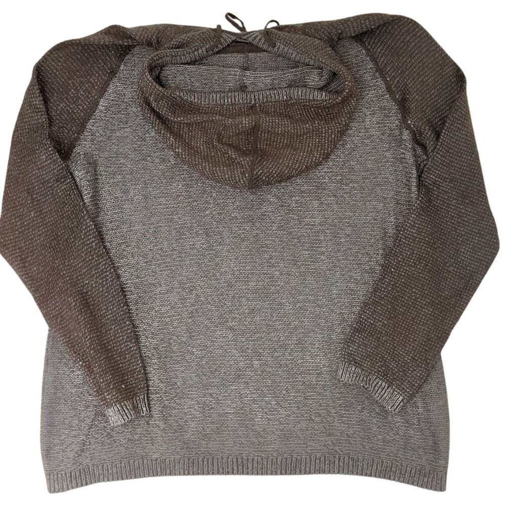 Eddie Bauer Women's Sz 2XL Long Sleeve Pullover Lightweight Knit Sweater Hoodie - Picture 2 of 3